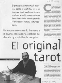 El original tarot criollo de Jaime Hales  [artículo] Andrea Munizaga