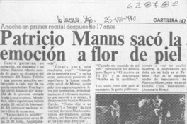 Patricio Manns sacó la emoción a flor de piel  [artículo]
