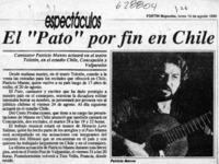 El "Pato" por fin en Chile  [artículo]