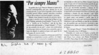 "Por siempre Manns"  [artículo]