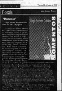 "Momentos"  [artículo] Susana Bravo