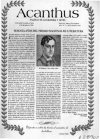 Sesenta años del Premio Nacional de Literatura  [artículo] Mario Noceti Zerega