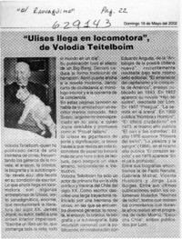 "Ulises llega en locomotora", de Volodia Teitelboim  [artículo]