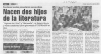 Nacen dos hijos de la literatura  [artículo]