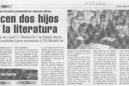 Nacen dos hijos de la literatura  [artículo]