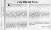 José Miguel Varas