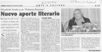 Nuevo aporte literario  [artículo] Loreto Bustos