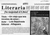 "Un viejo que leía novelas de amor"  [artículo] Luis Paz