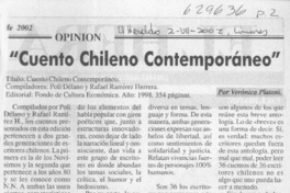 "Cuento chileno contemporáneo"  [artículo] Verónica Platoni