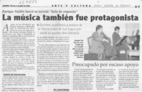 La música también fue protagonista  [artículo] Loreto Bustos