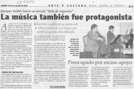 La música también fue protagonista  [artículo] Loreto Bustos