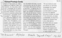 Samuel Pantoja Cerda  [artículo] A. T.