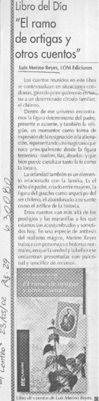 "El ramo de ortigas y otros cuentos"  [artículo]