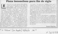 Pieza inconclusa para fin de siglo  [artículo] Ramón Riquelme