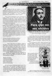 Para que no me olvides  [artículo] Angela Montero Neira