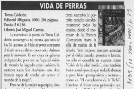 Vida de perras  [artículo] Floridor Pérez