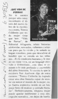 ¡Qué vida de perras!  [artículo]