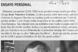 Ensayo personal  [artículo]