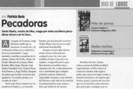 Pecadoras  [artículo] Patricio Navia