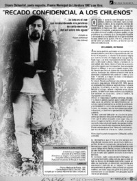 "Recado confidencial a los chilenos"  [artículo]