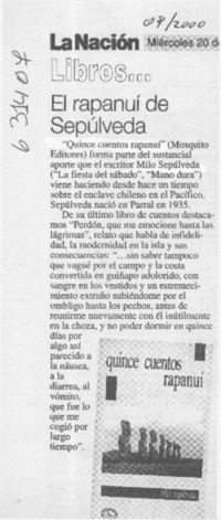 El rapanuí de Sepúlveda  [artículo]