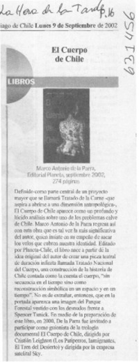 El cuerpo de Chile  [artículo]