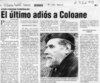 El último adiós a Coloane  [artículo]