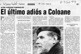 El último adiós a Coloane  [artículo]