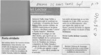 Poeta olvidado  [artículo] Víctor Carlos Belmar Guzmán
