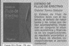 Estado de flujo de efectivo  [artículo]