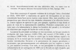 El traje, transformaciones de una segunda piel  [artículo] Fernando Silva Vargas