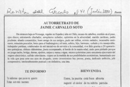 Autorretrato de Jaime Carvallo Soto  [artículo]