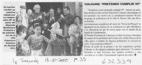 Coloane, "pretendo cumplir 99"  [artículo]