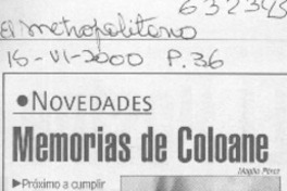 Memorias de Coloane  [artículo]
