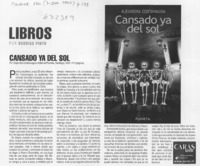 Cansado ya del sol  [artículo] Rodrigo Pinto