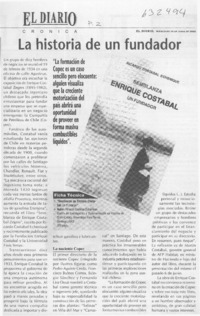 La historia de un fundador  [artículo]