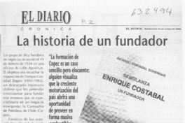 La historia de un fundador  [artículo]