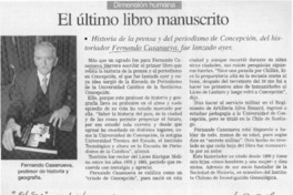 El último libro manuscrito  [artículo]