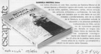 Gabriela Mistra, íntima  [artículo]