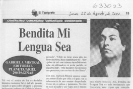Bendita mi lengua sea  [artículo]