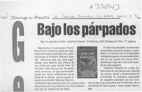 Bajo los párpados  [artículo]