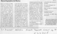 María Espíndola de Muñoz