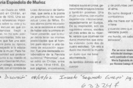 María Espíndola de Muñoz