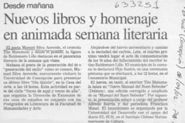Nuevos libros y homenaje en animada semana literaria  [artículo]