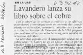 Lavandero lanza su libro sobre el cobre  [artículo]