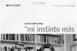 Mi instinto más fuerte es la privacidad