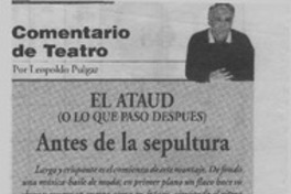 El ataúd (o lo que vino después)  [artículo] Leopoldo Pulgar