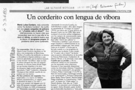 Un corderito con lengua de víbora  [artículo] Larry Moe