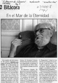 En el mar de la eternidad  [artículo]