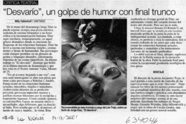 "Desvarío", un golpe de humor con final trunco  [artículo] Lady Macbeth